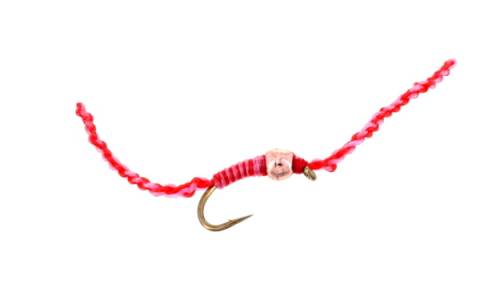 DNA Worm - Red and Pink